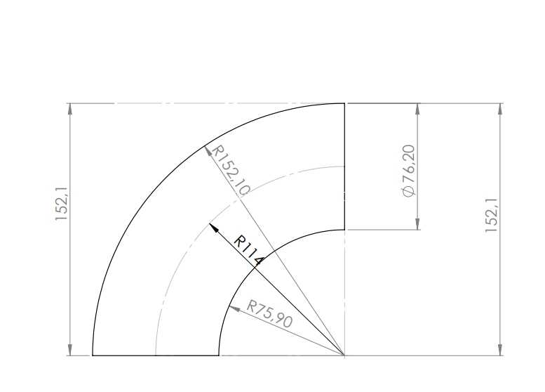 CONEX?O COTOVELO CURVA 90°x3\" ?72.2mm