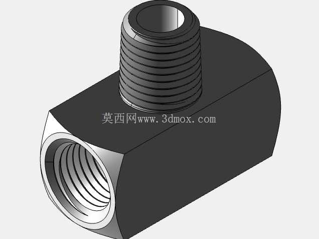1/4\" MNPT X 2X FNPT 黄铜三通接头