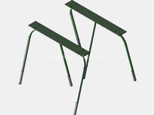 Solidworks家具设计:现代木桌