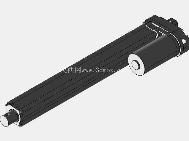 线性执行器推杆3D线性执行器电动缸3D支架传动机械