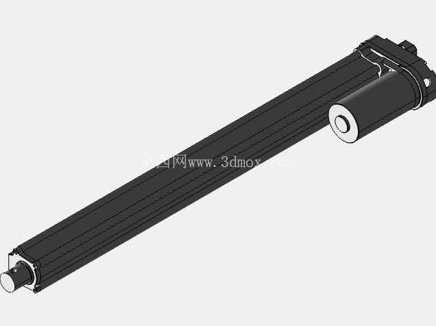 线性执行器推杆3D线性执行器电动缸3D支架传动机械