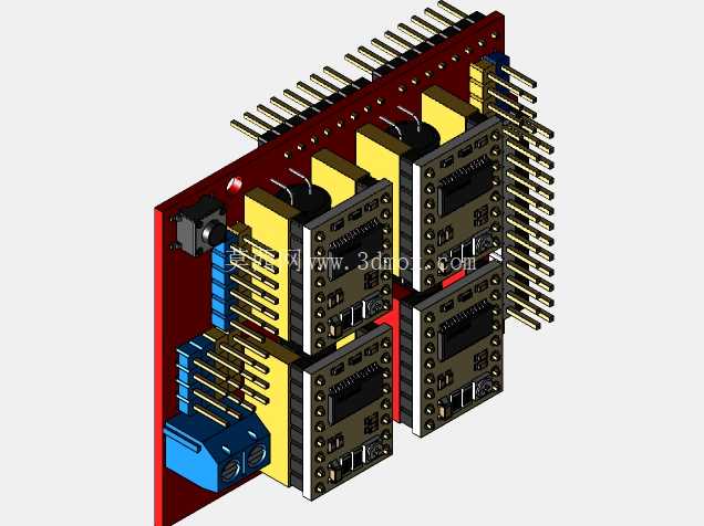 Arduino Uno CNC 4 轴