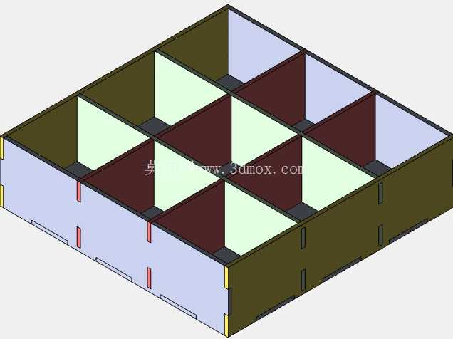 3mm MDF螺丝盒