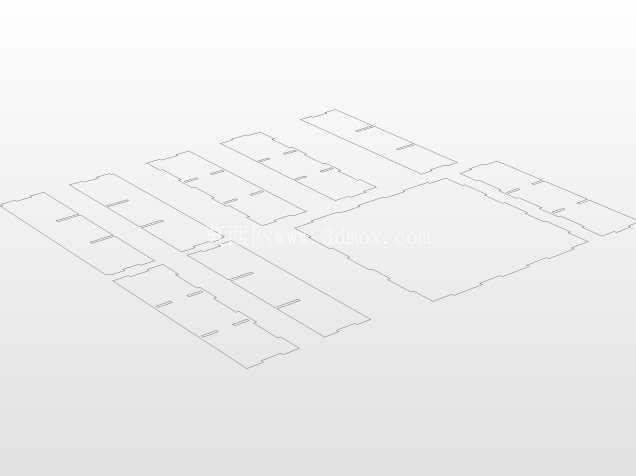 3mm MDF螺丝盒