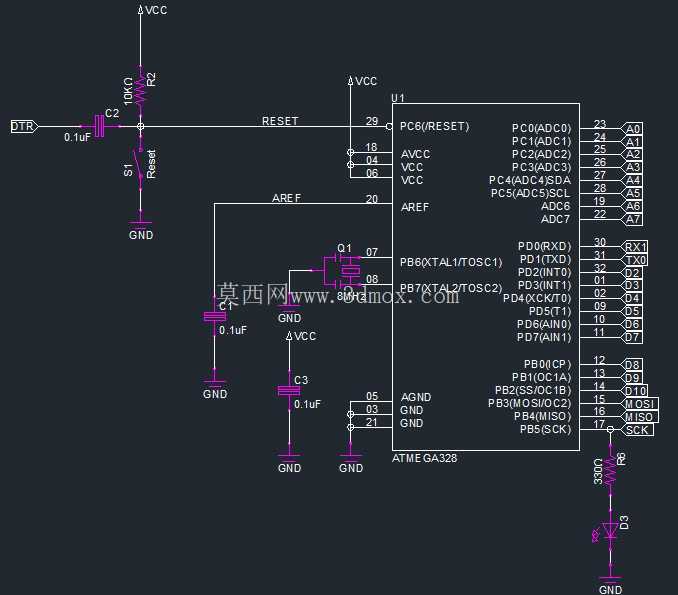 Arduino Mini Pro (ATMEGA328)