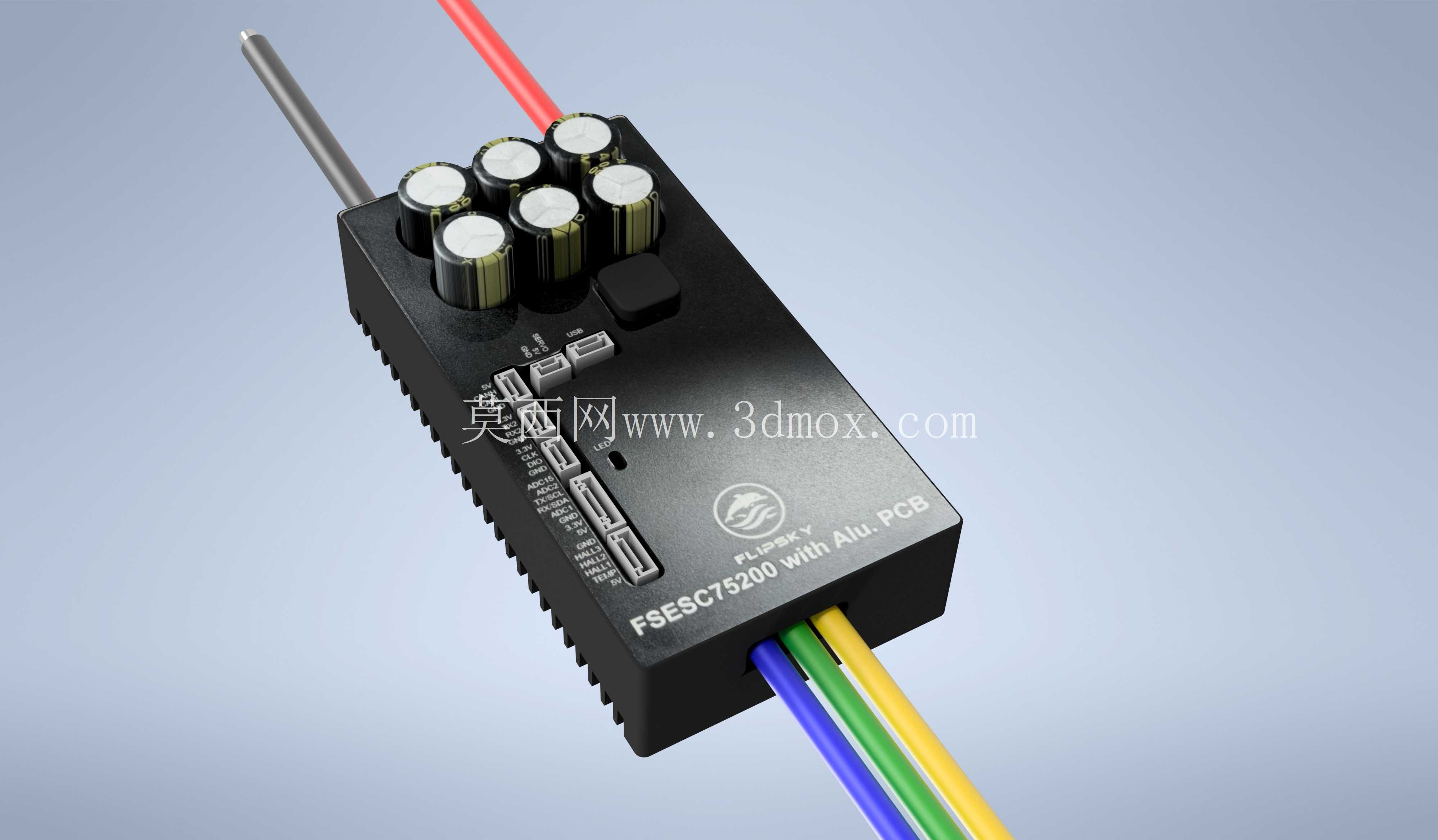 控制器,速度控制器 Flipsky 75200 84V 200A 单电调
