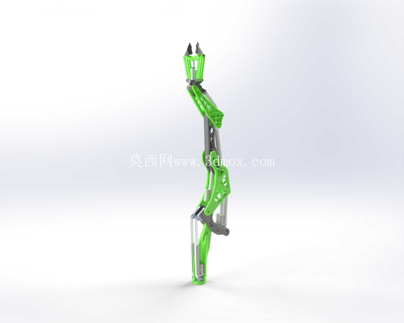 带夹爪的五轴机械臂 – 12V 电动线性执行器