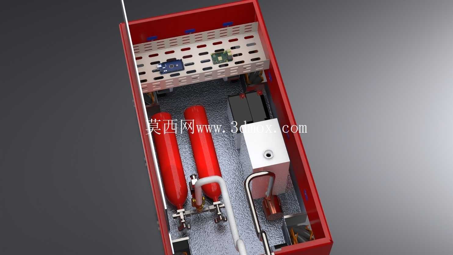 采用麦克纳姆轮的自主消防机器人 – SolidWorks 2025