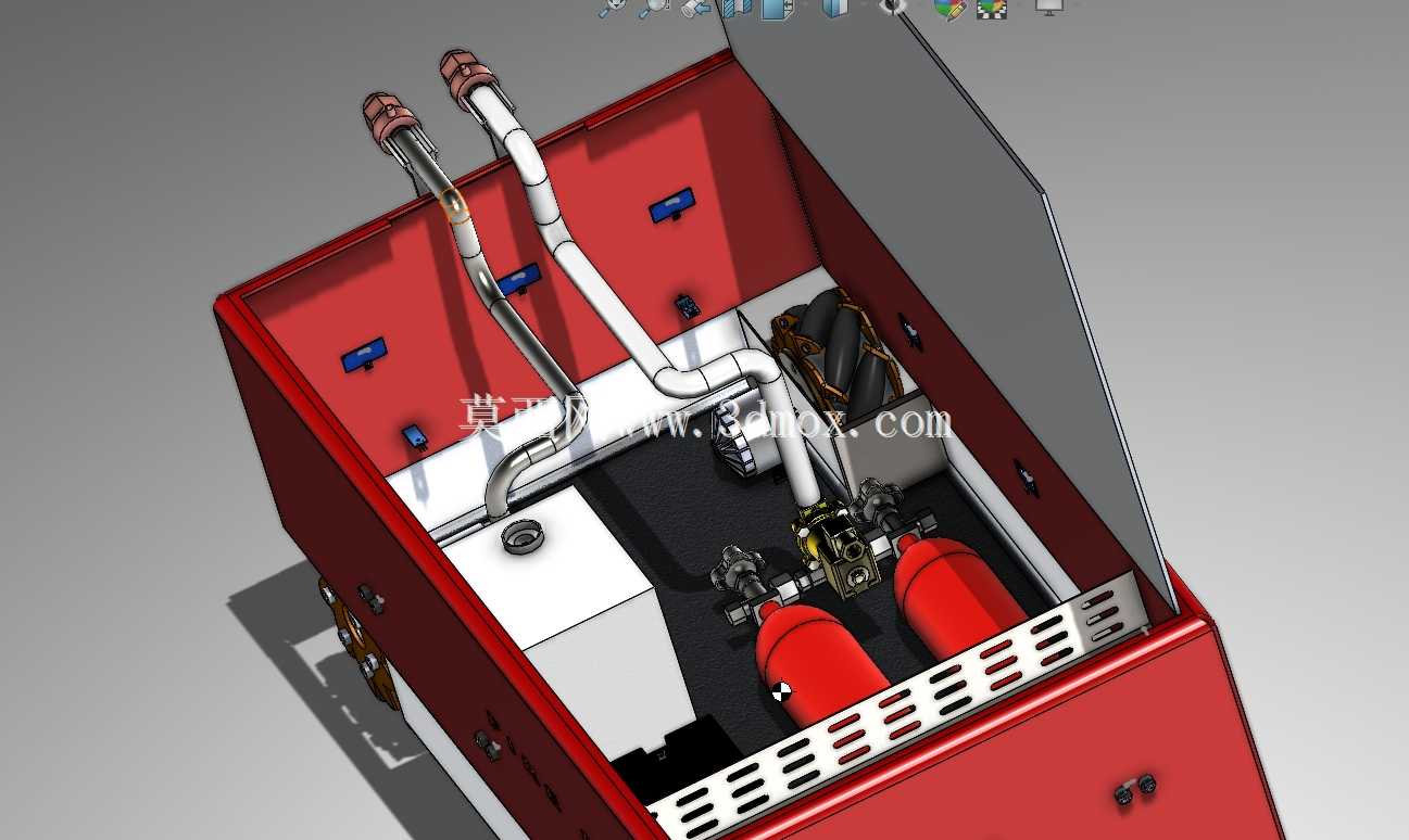 采用麦克纳姆轮的自主消防机器人 – SolidWorks 2025