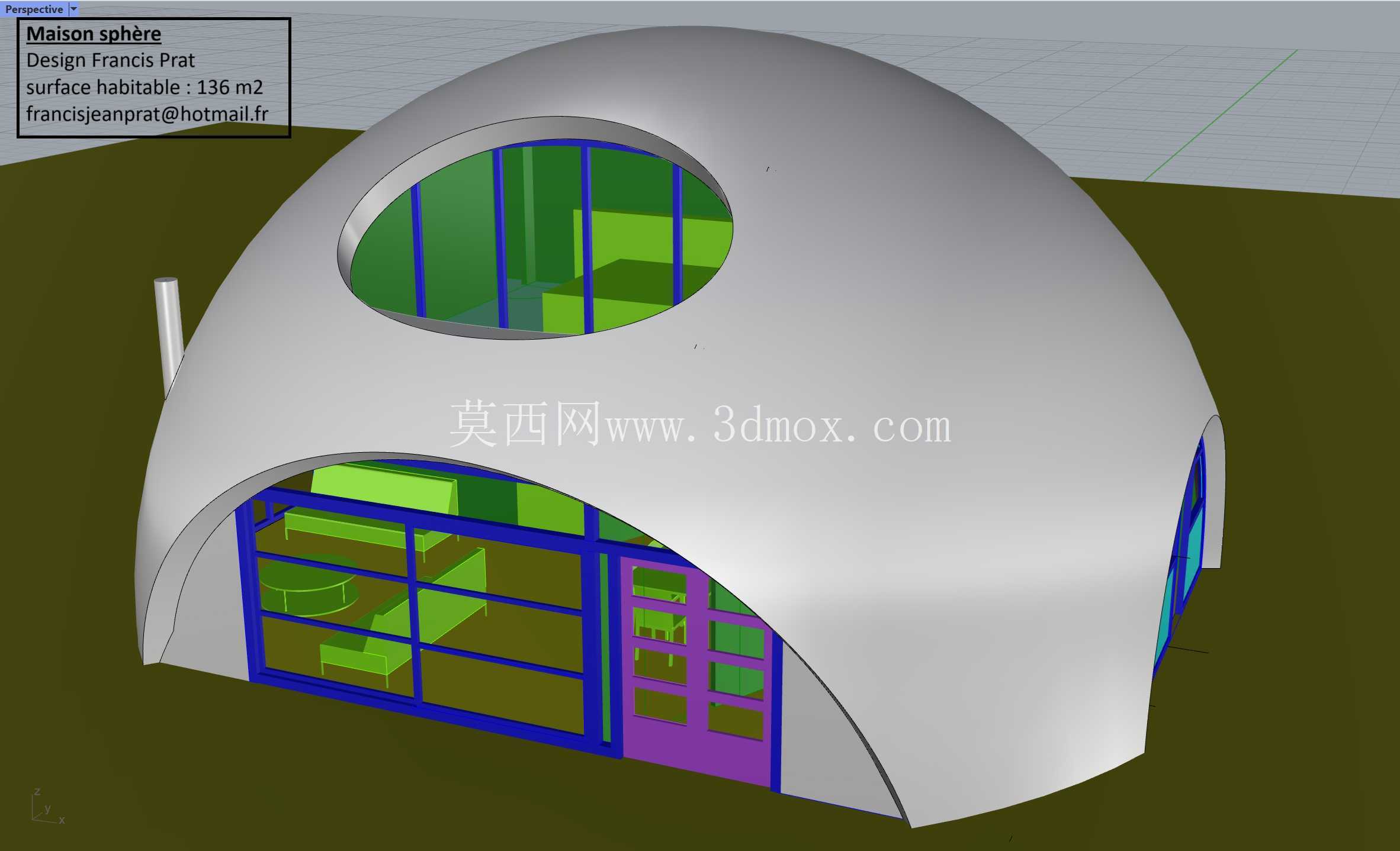Maison sphere