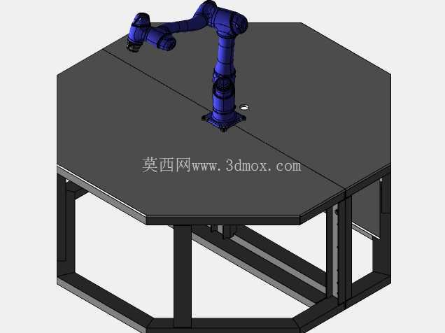 斗山A0509机器人支架,采用铝合金U型材制成-v2