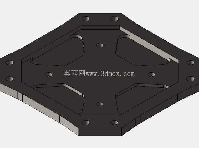 四轴飞行器无人机模型