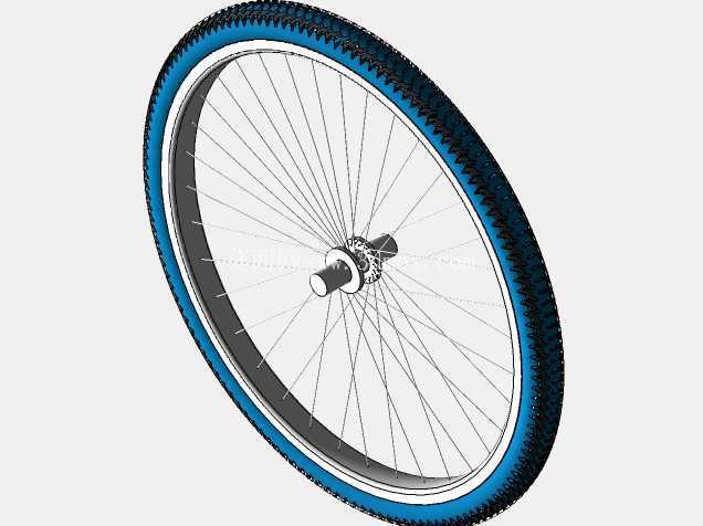 自行车轮/Solidworks 15