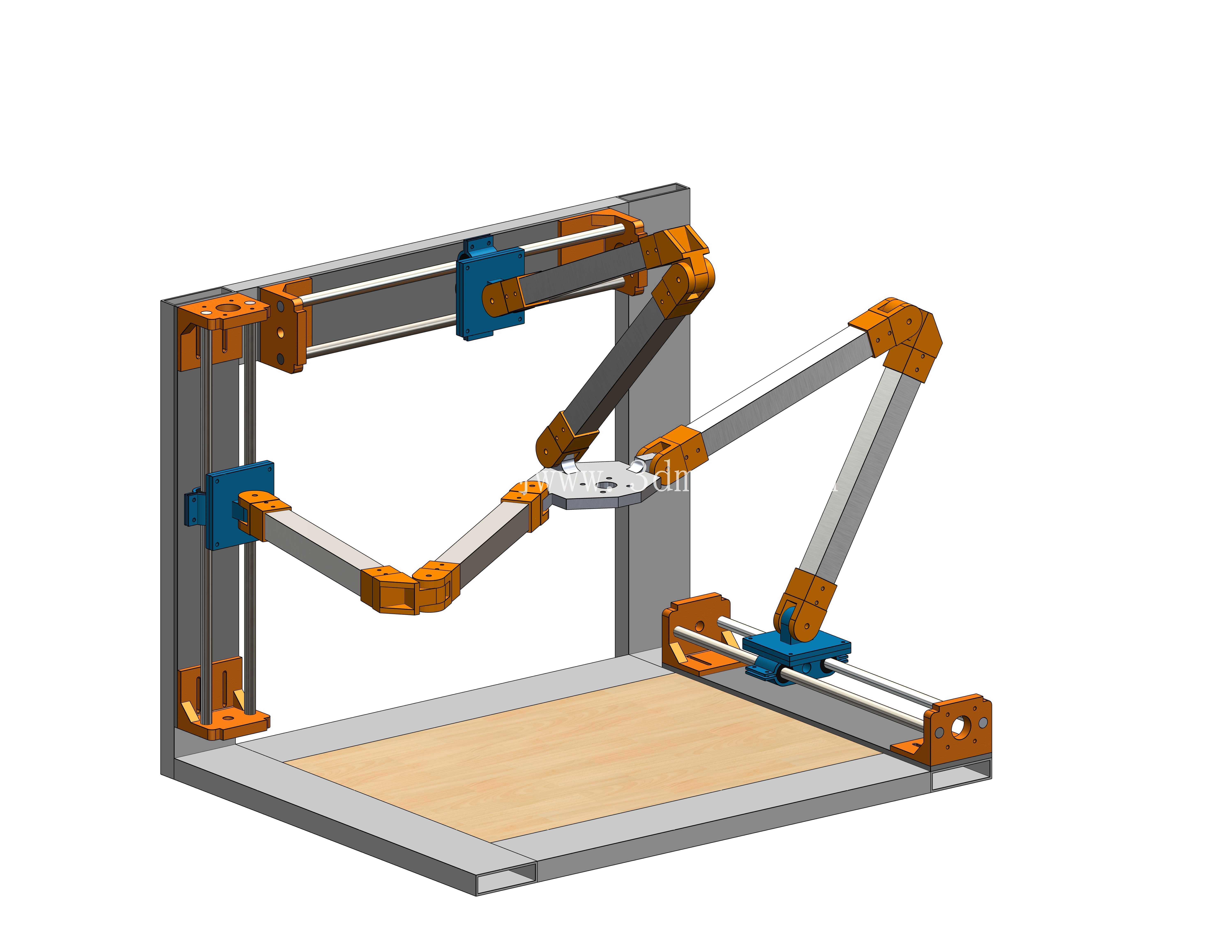 Tripteron 3D���ɶȻ�е��