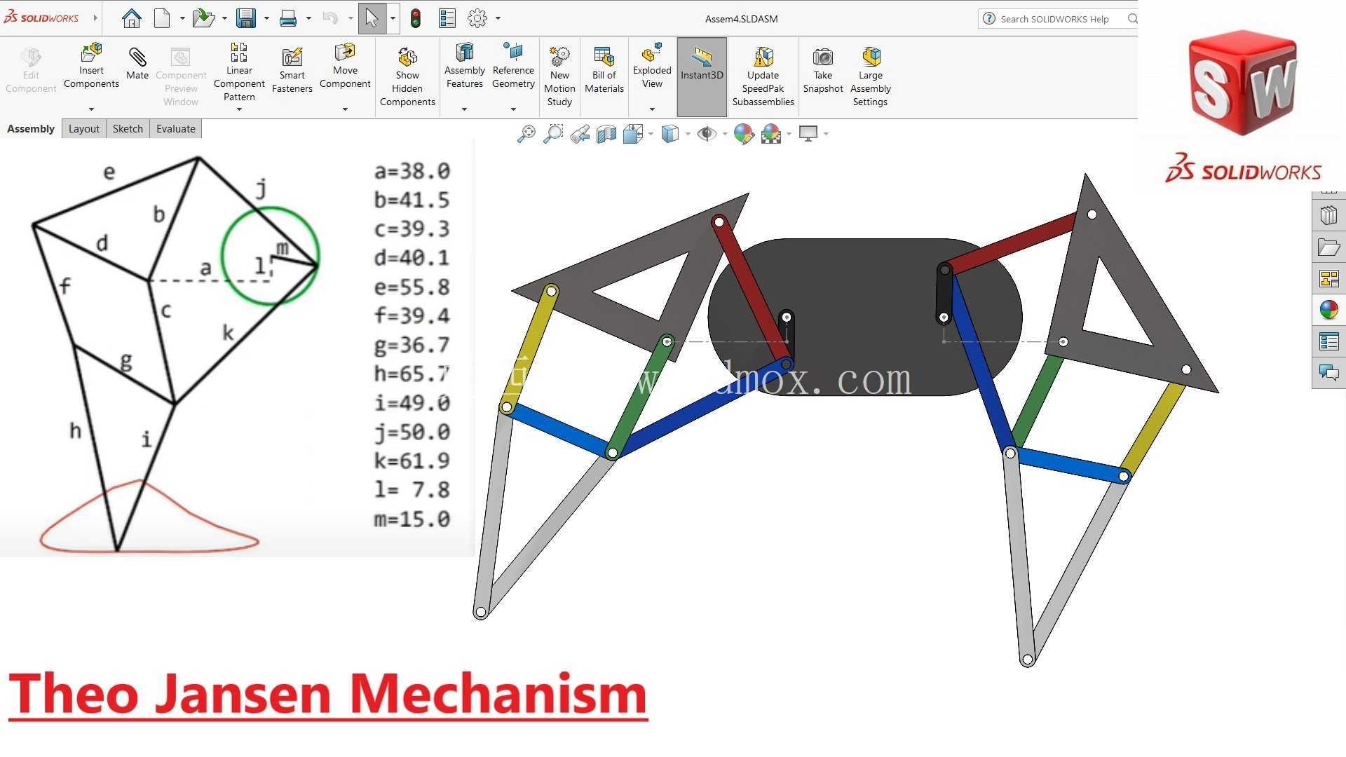 Theo Jansen SolidWorks������� | SolidWorksװ��̳�