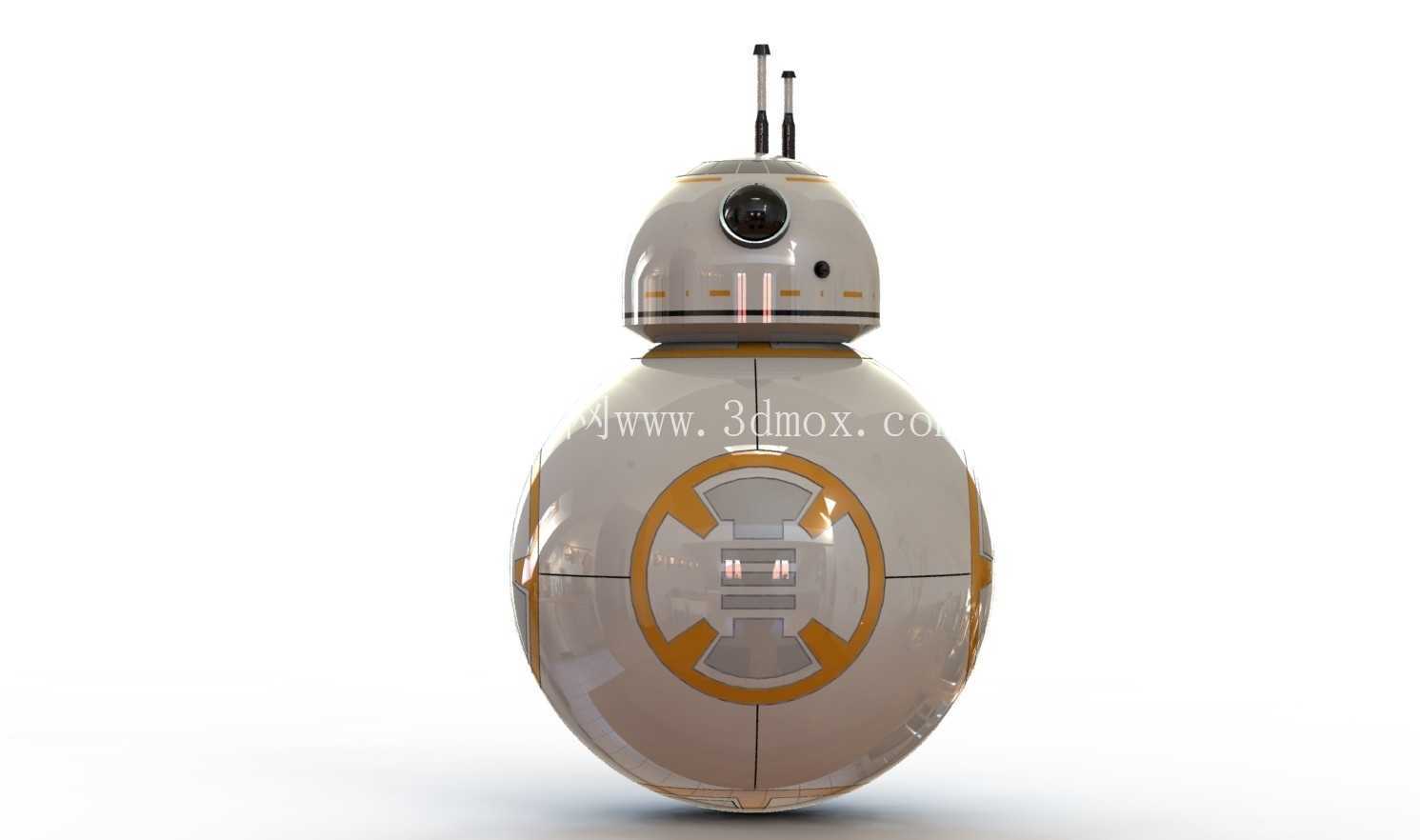 BB-8 ������ �C �����ս����������ˣ�3D CAD ģ�ͣ�