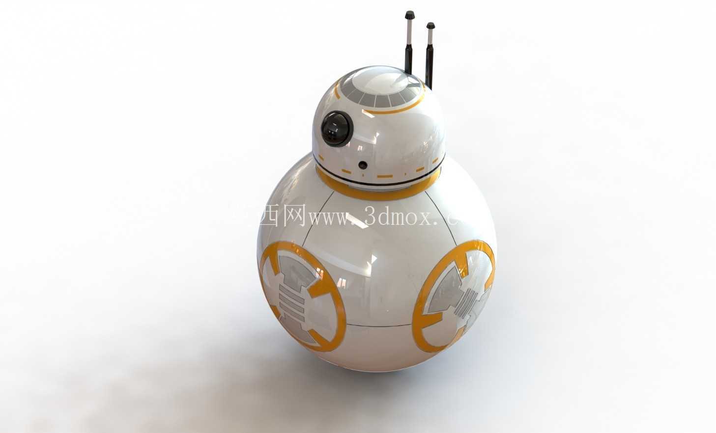 BB-8 ������ �C �����ս����������ˣ�3D CAD ģ�ͣ�