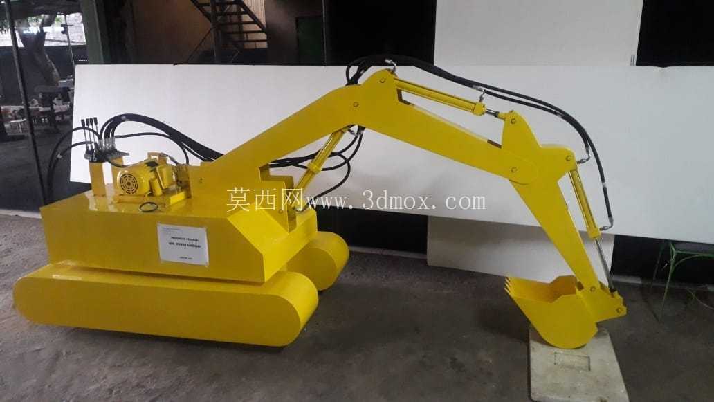 挖掘机模型概念
