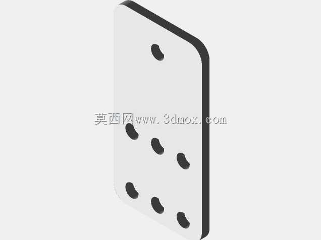 惰轮滑轮板三维模型
