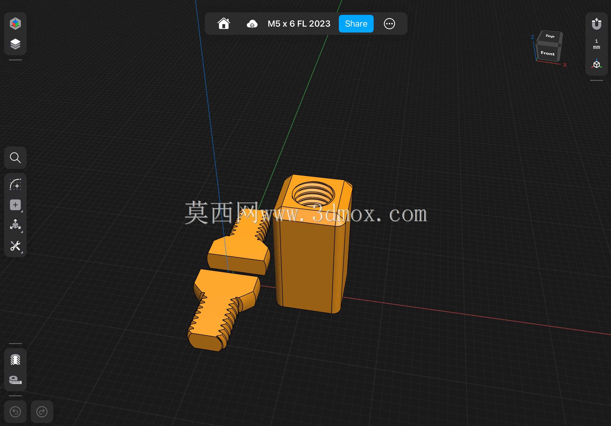 螺钉M5 x 6(可打印)