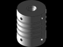 适用于 NEMA 17 的 3D 打印柔性联轴器