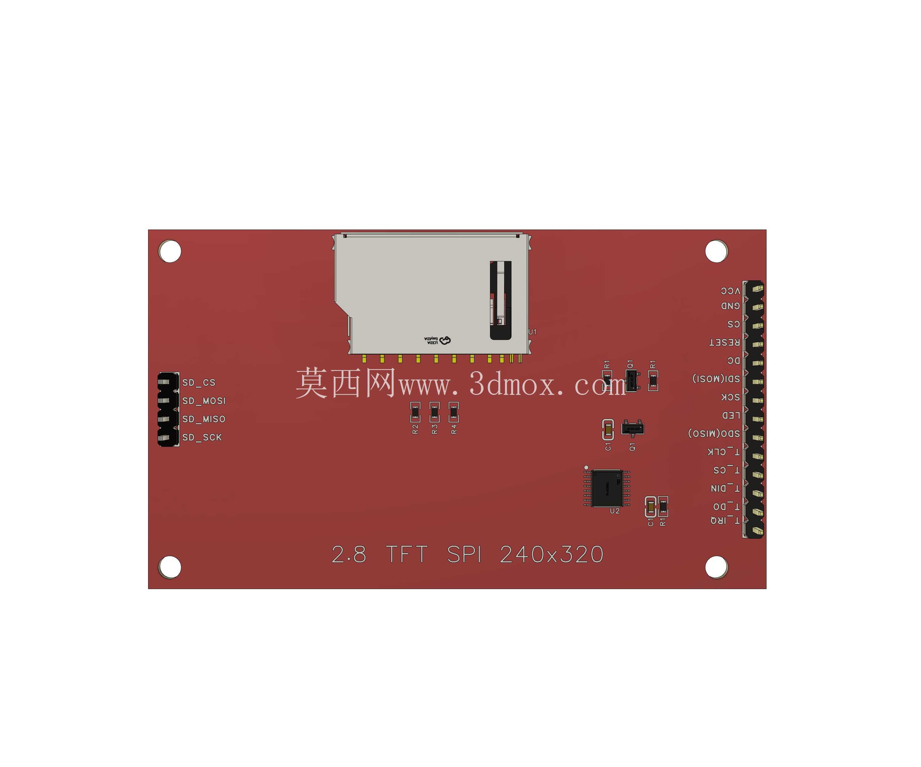 TFT LCD 2.8英寸 ILI9341 触摸屏 320x240