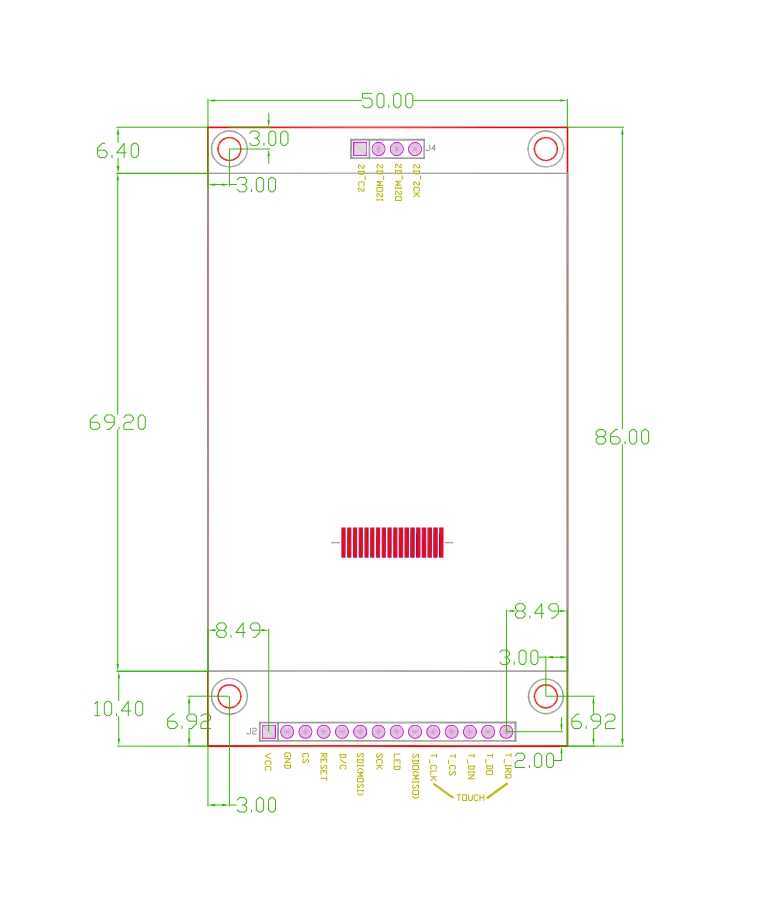 TFT LCD 2.8英寸 ILI9341 触摸屏 320x240