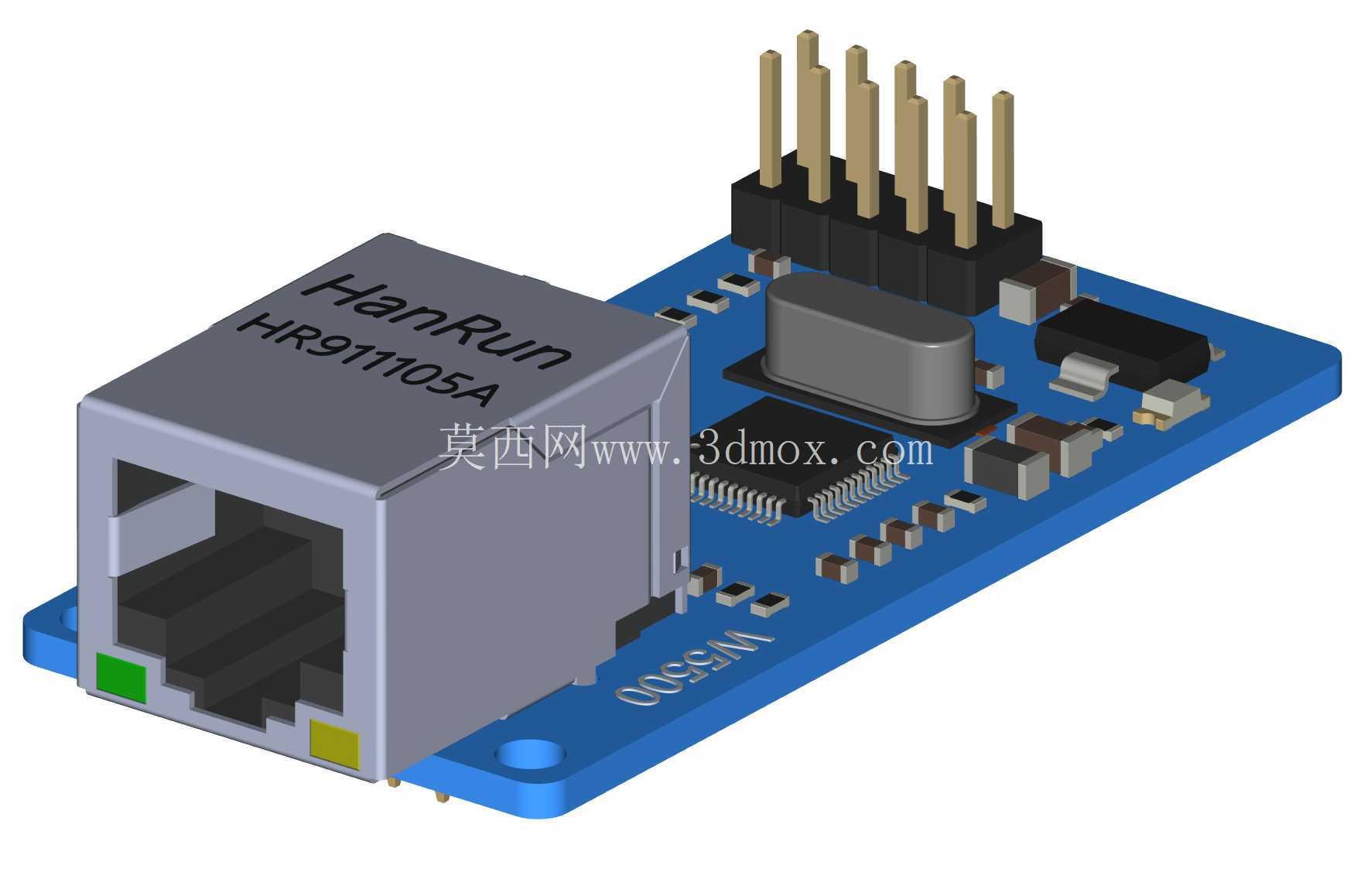 W5500 10/100BaseT RJ45 适配器