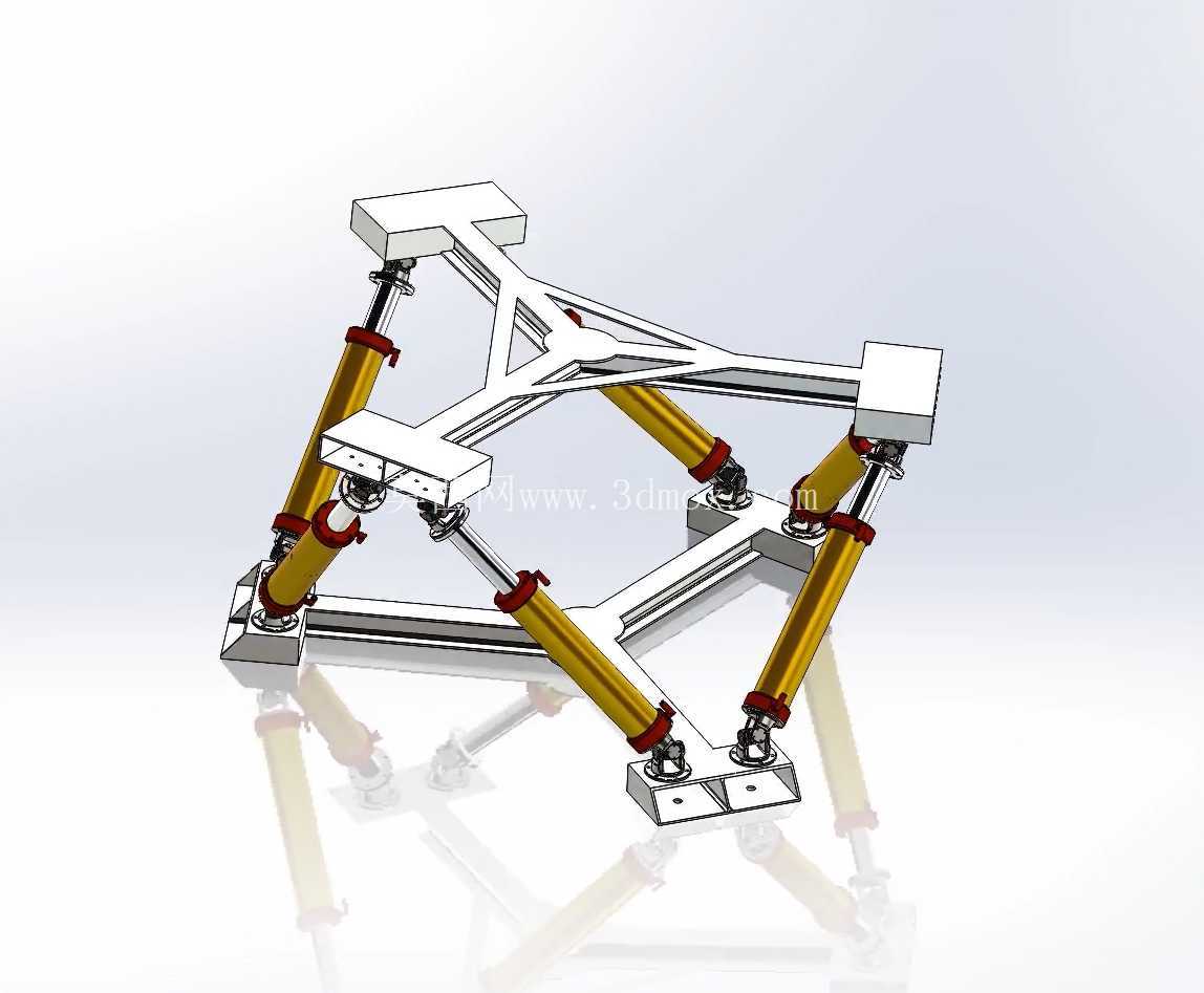 SolidWorks 中的 Stewart 平台 | 6 自由度运动