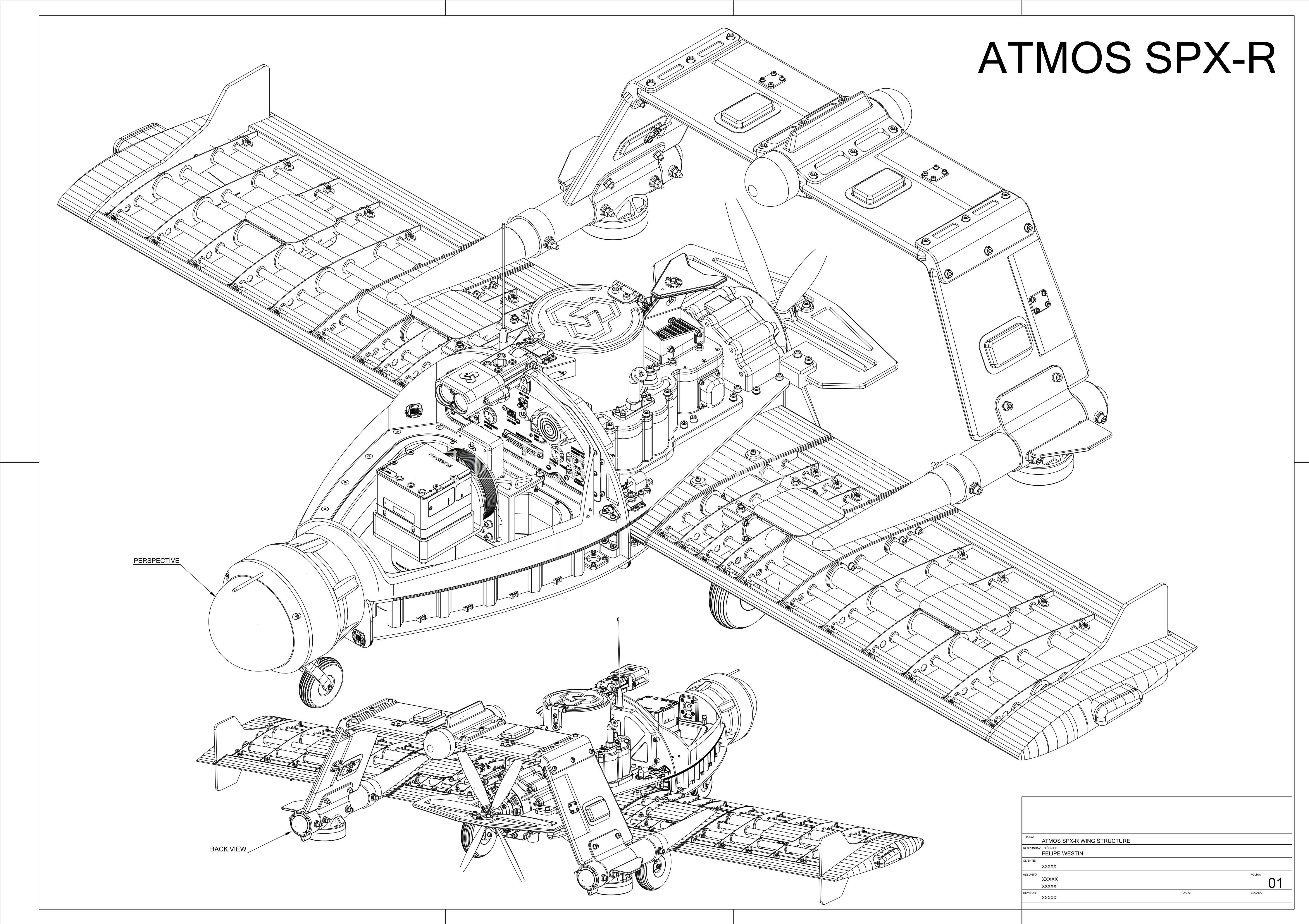 Atmos SPX/EPX 混合无人机项目