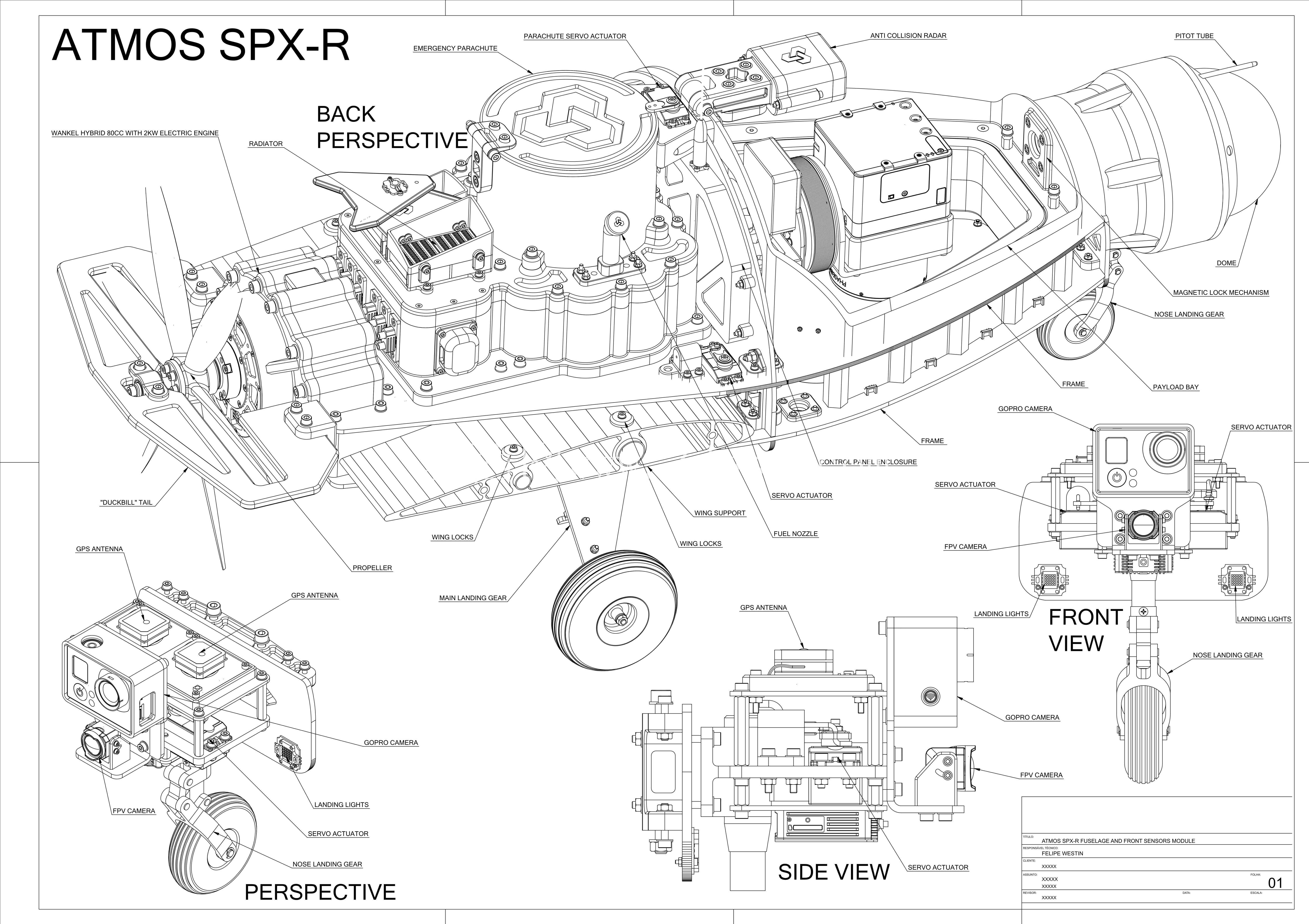 Atmos SPX/EPX 混合无人机项目