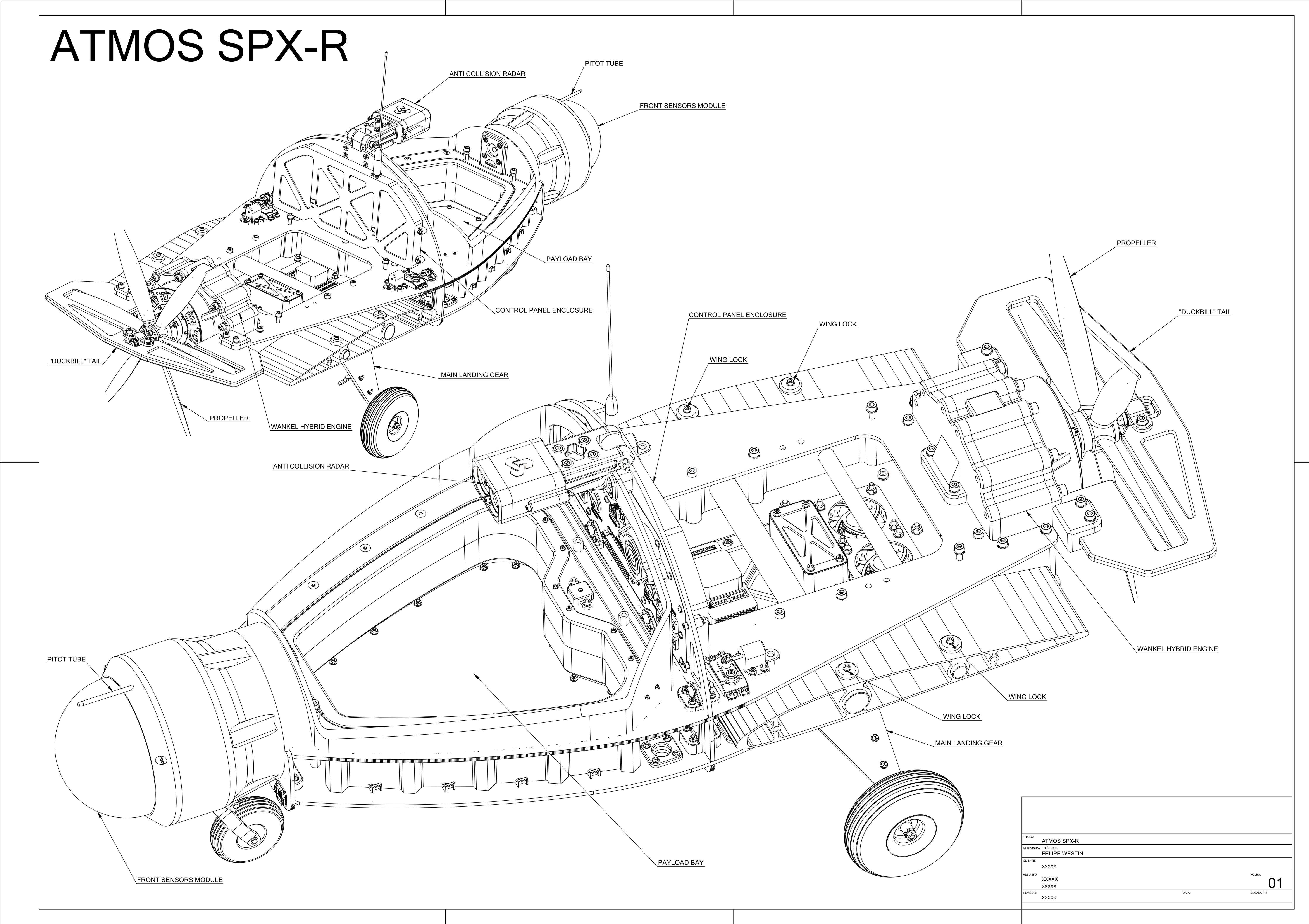 Atmos SPX/EPX 混合无人机项目