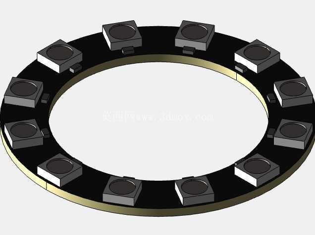 WS2812-12 ��Ѱַ RGB LED ����ģ��