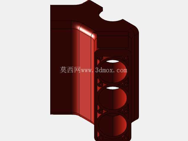 V6发动机STEP组件