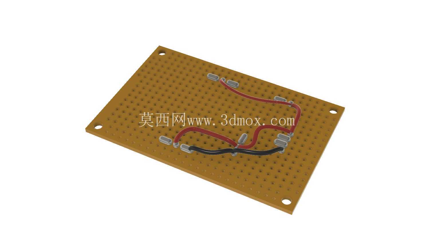 采用紧凑型通用基板(万用板)ICB-288 的电路