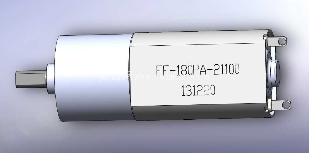 金属齿轮箱直流电机-FF180PA