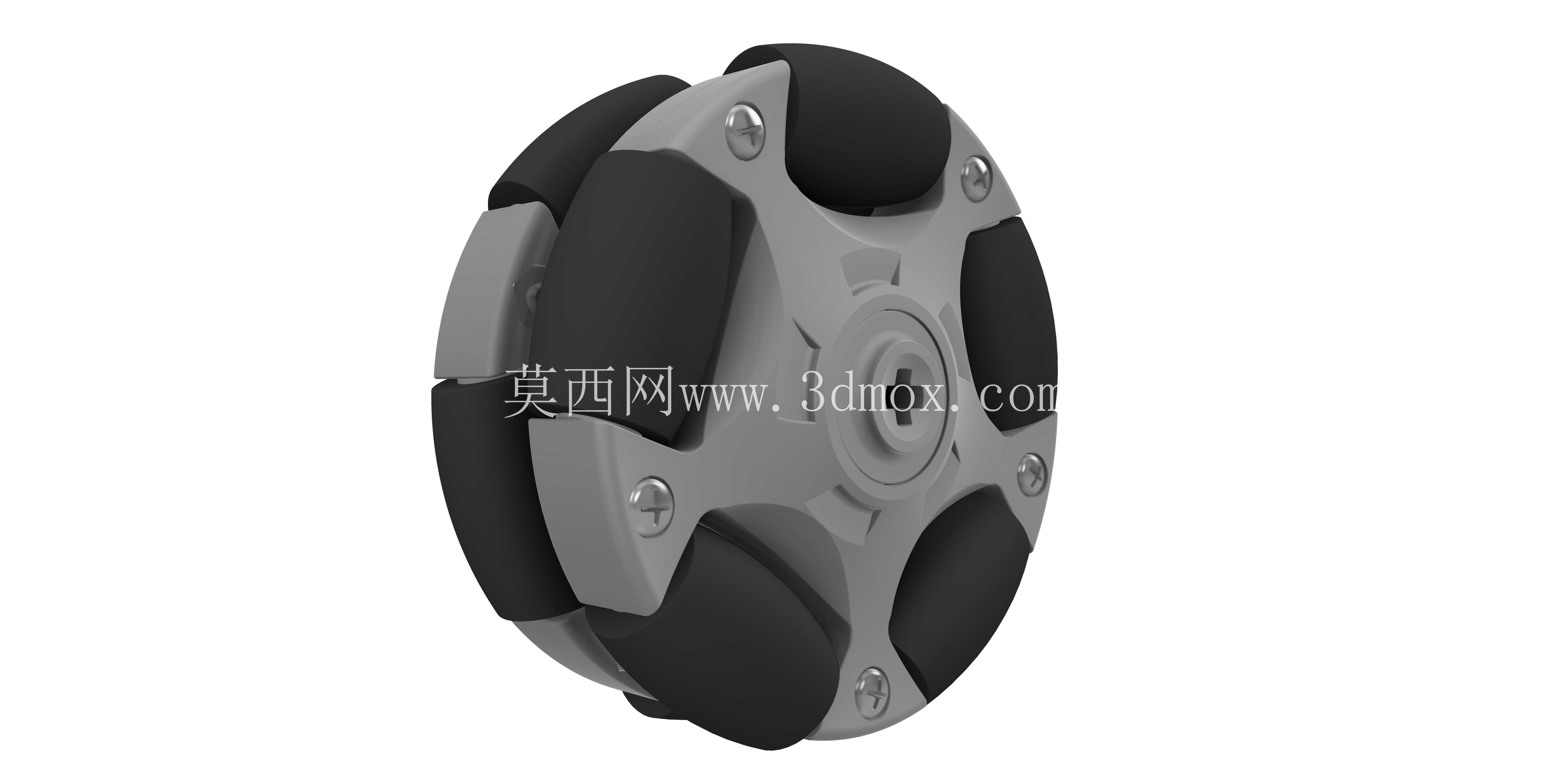 58mm塑料全向轮,带乐高电机、BO(TT)电机和伺服联轴器