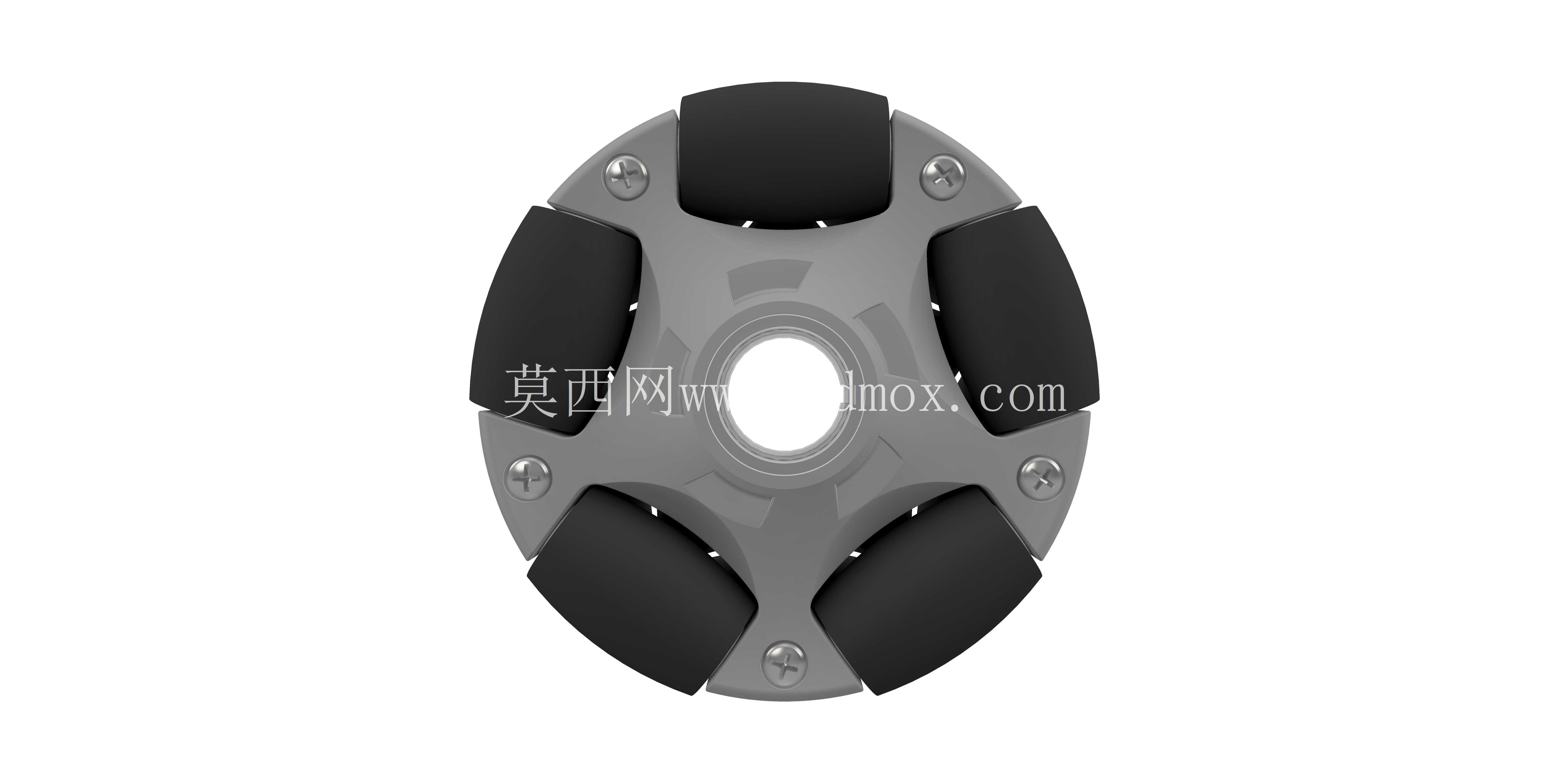 58mm塑料全向轮,带乐高电机、BO(TT)电机和伺服联轴器