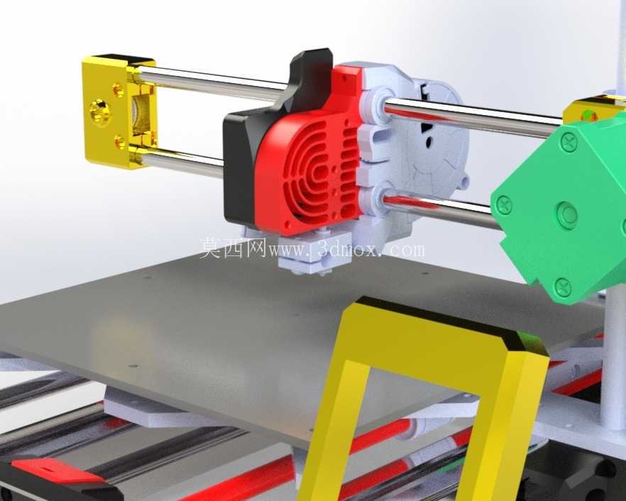 Prusa Mini 3D打印机组装步骤文件,SolidWorks
