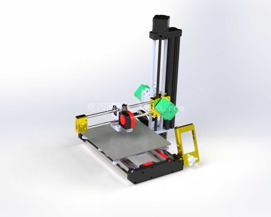 Prusa Mini 3D打印机组装步骤文件,SolidWorks
