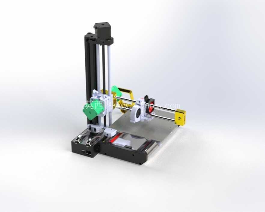 Prusa Mini 3D打印机组装步骤文件,SolidWorks