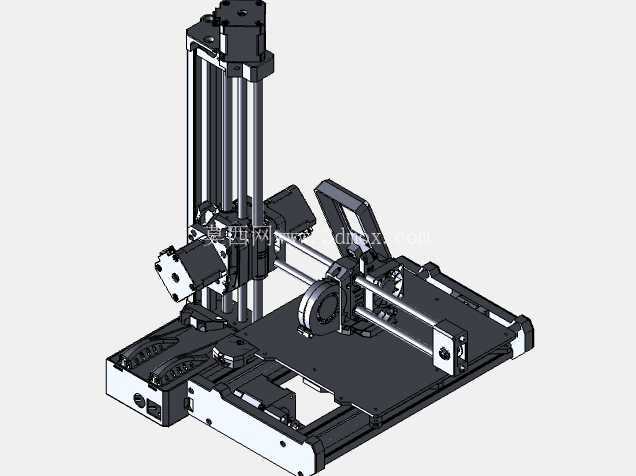 Prusa Mini 3D打印机组装步骤文件,SolidWorks