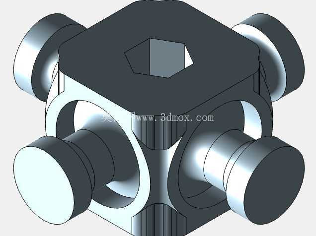 FTC 9385 团队设计的 3D 打印面条旋转轮底座