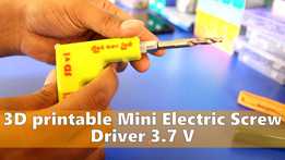 ��3D��ӡ����綯��˿��3.7 V #screw #driver #3dprinted