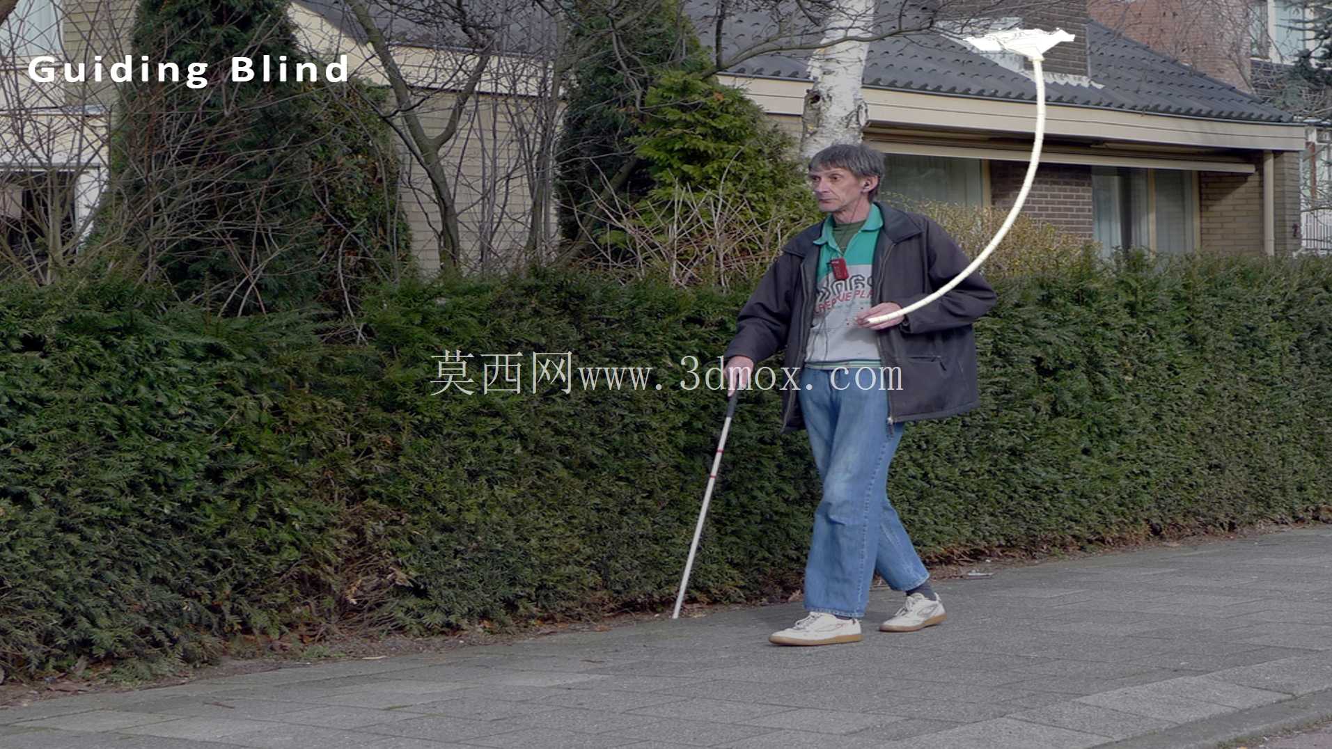 伸出援助之手 - 无人机配件帮助盲人