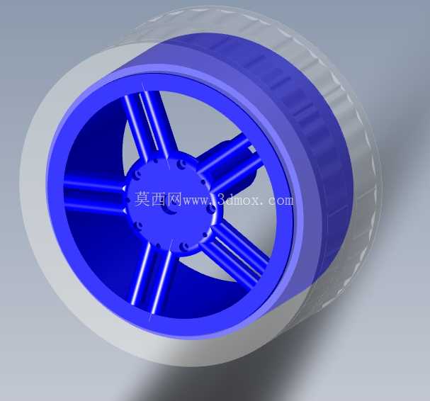 Rueda Deportiva para Motor TT / TT Motor 运动轮(2 部分组装)