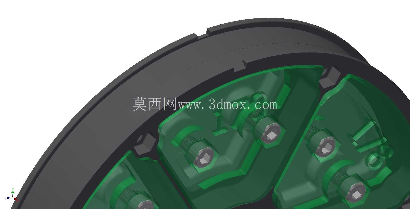 适用于 FRC 8 英寸压轮的轮毂嵌件