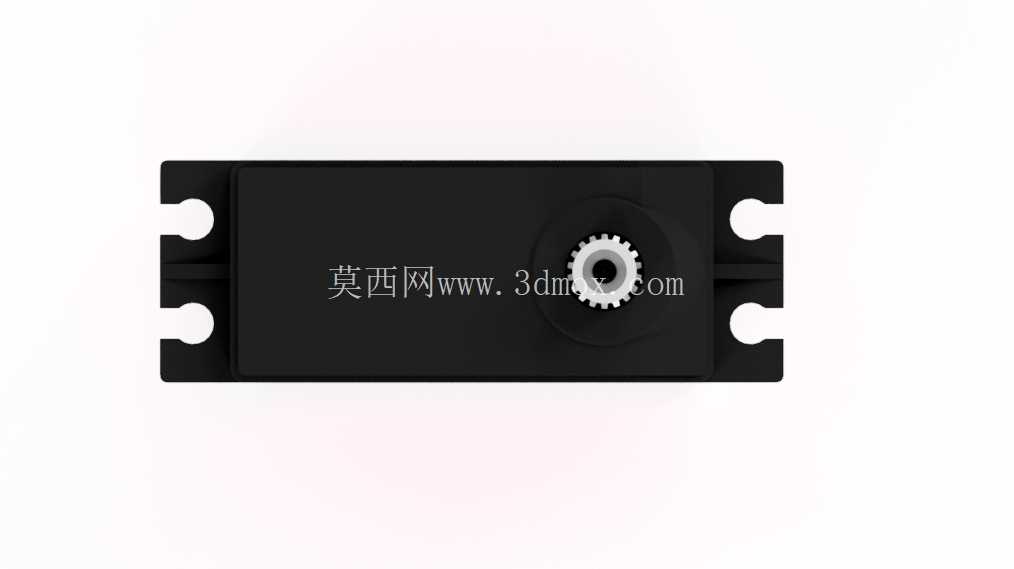 60 kg·cm 高扭矩伺服电机 — 尺寸精确的 CAD 模型(毫米),用于布局和安装