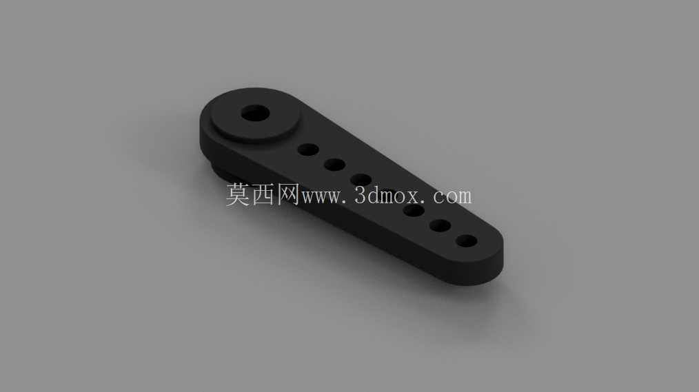 60 kg·cm 高扭矩伺服电机 — 尺寸精确的 CAD 模型(毫米),用于布局和安装