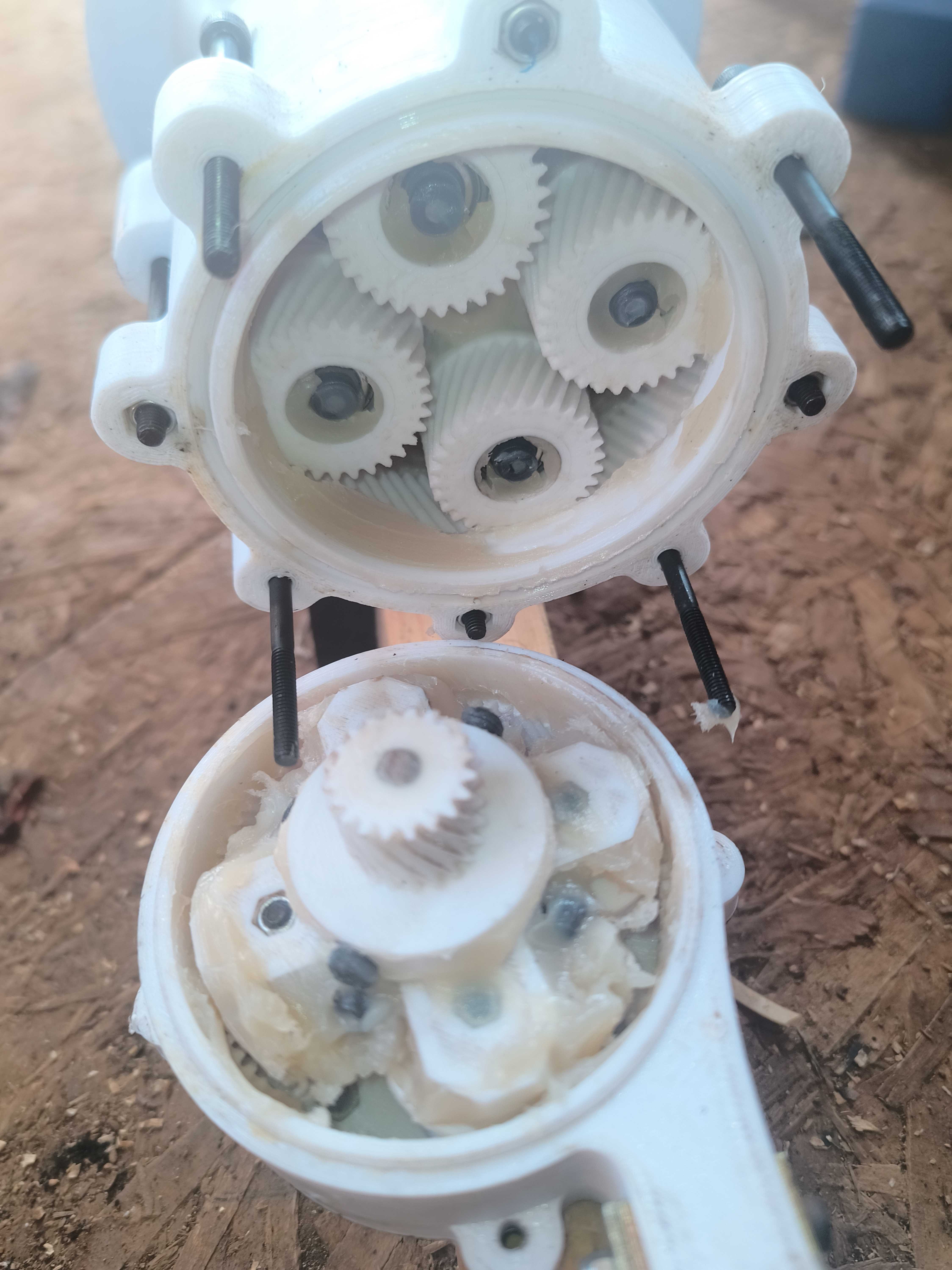 行星齿轮 1:4 可堆叠,适用于 NEMA 23 电机